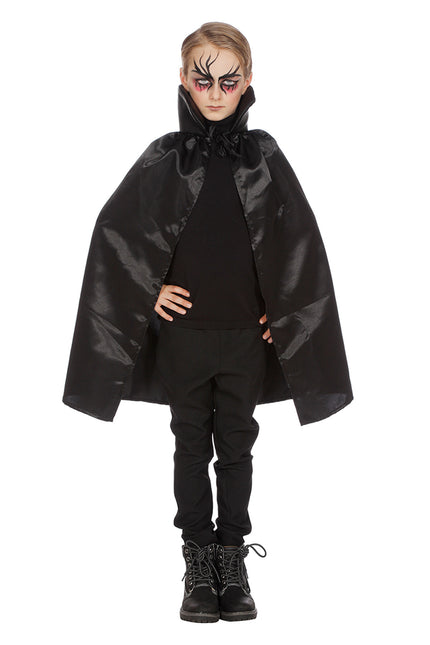 Cape d'Halloween Noir Enfant Dracula