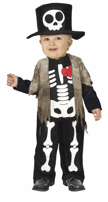 Costume d'Halloween Bébé Squelette