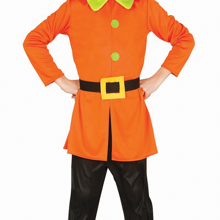 Costume de nain enfant orange