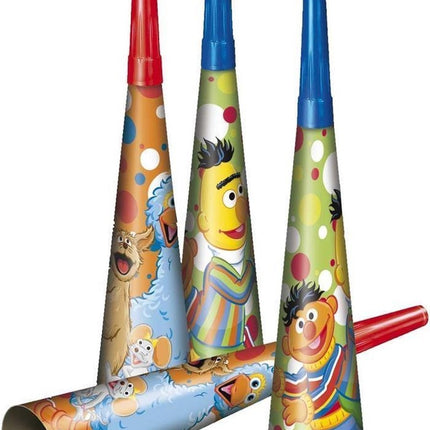 Sesame Street Party horns 6pcs