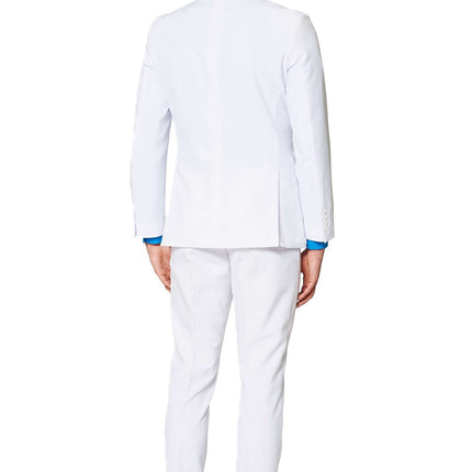 Hommes en costume blanc OppoSuits