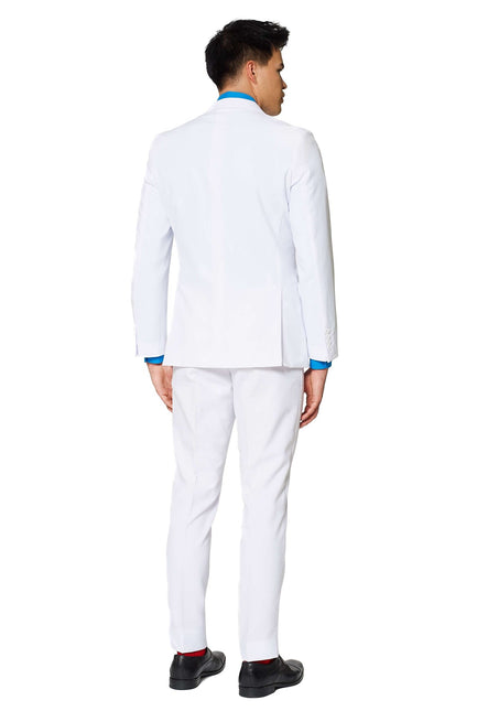 Hommes en costume blanc OppoSuits