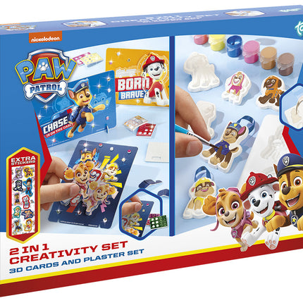 Ensemble de bricolage Paw Patrol 2 en 1