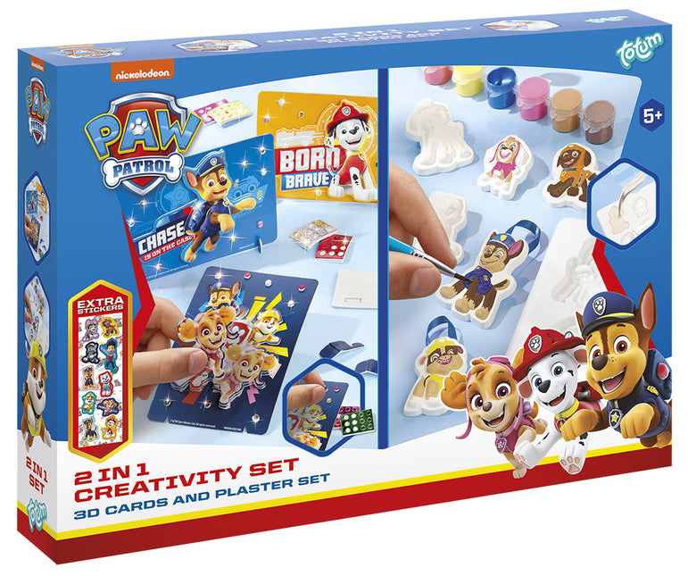 Ensemble de bricolage Paw Patrol 2 en 1