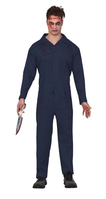 Costume d'Halloween de tueur pour homme