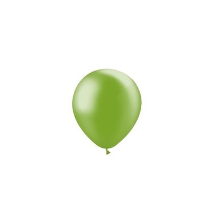 Ballons verts métalliques 13cm 100pcs