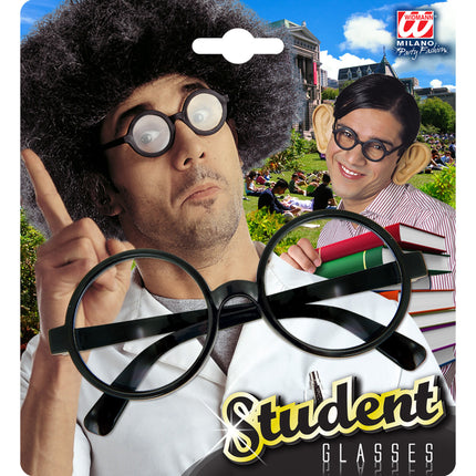 Étudiant en lunettes