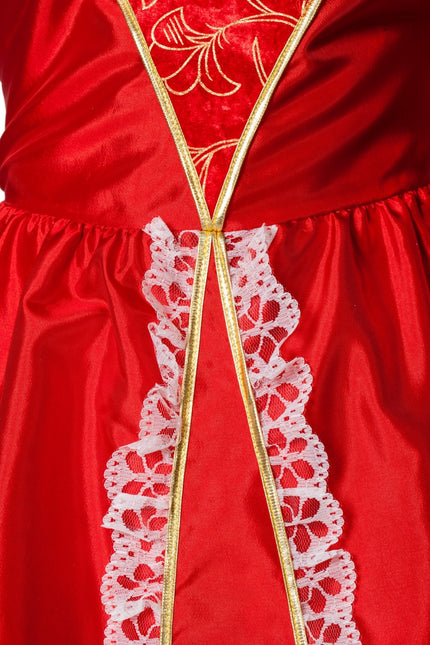 Robe médiévale rouge