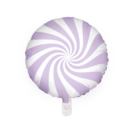 Ballon à l'hélium Lilas Swirl 45cm vide