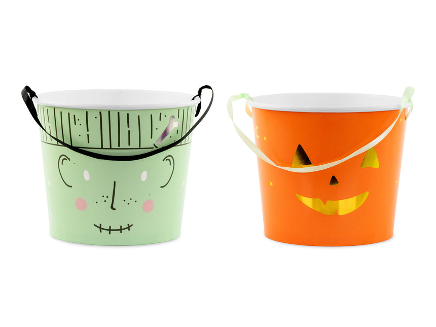 Seau d'Halloween 13.5cm 2pcs