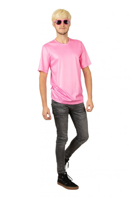 T-Shirt rose Ken Barbie