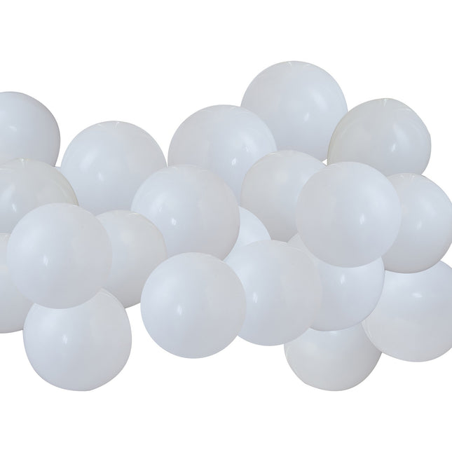 Ballons blancs 13cm 40pcs