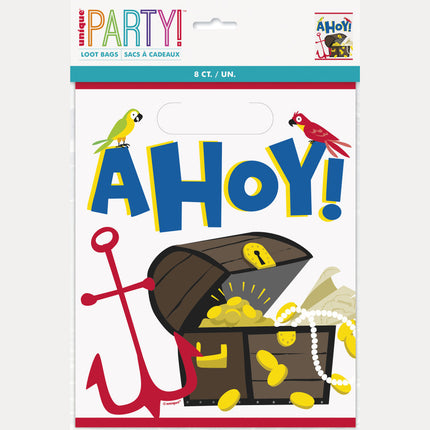 Sacs de partage Pirate Ahoy 8pcs