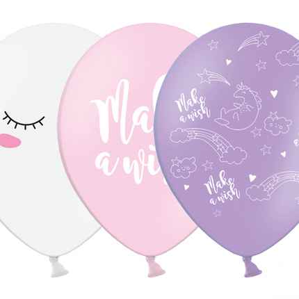 Ballons Licorne 30cm 6pcs