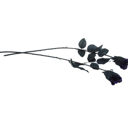 Halloween Rose noire 42cm