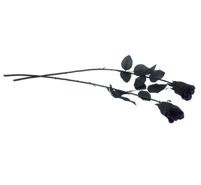 Halloween Rose noire 42cm