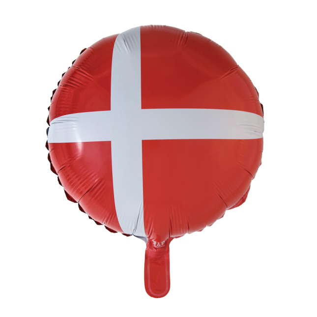 Ballon à l'hélium Drapeau Danemark 45cm vide