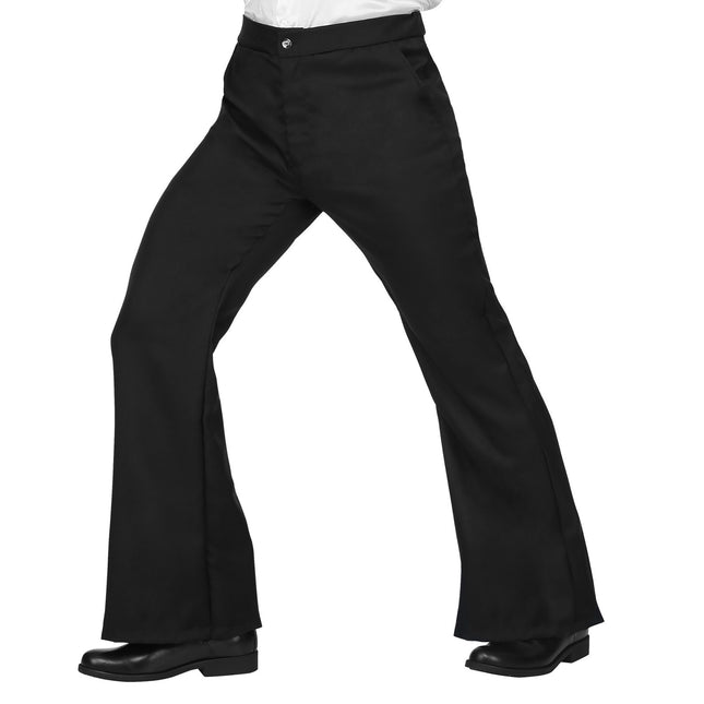 Pantalon Disco 70S Noir Hommes