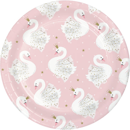 Assiettes Cygnes 18cm 8pcs