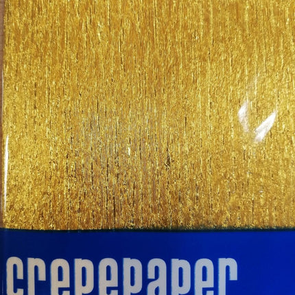 Papier crépon Or 50cm 2.5m