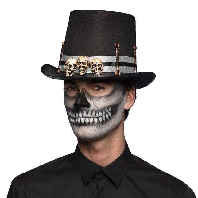 Chapeau d'Halloween Maître des crânes