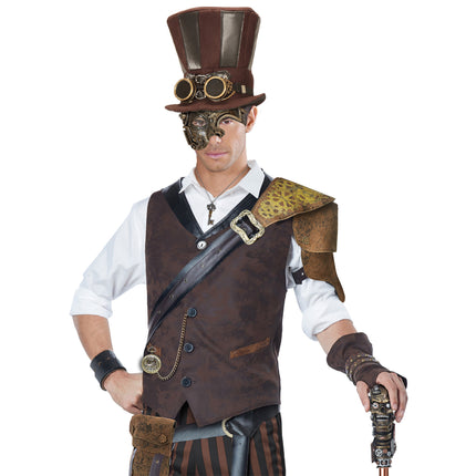 Masque Steampunk Cuivre