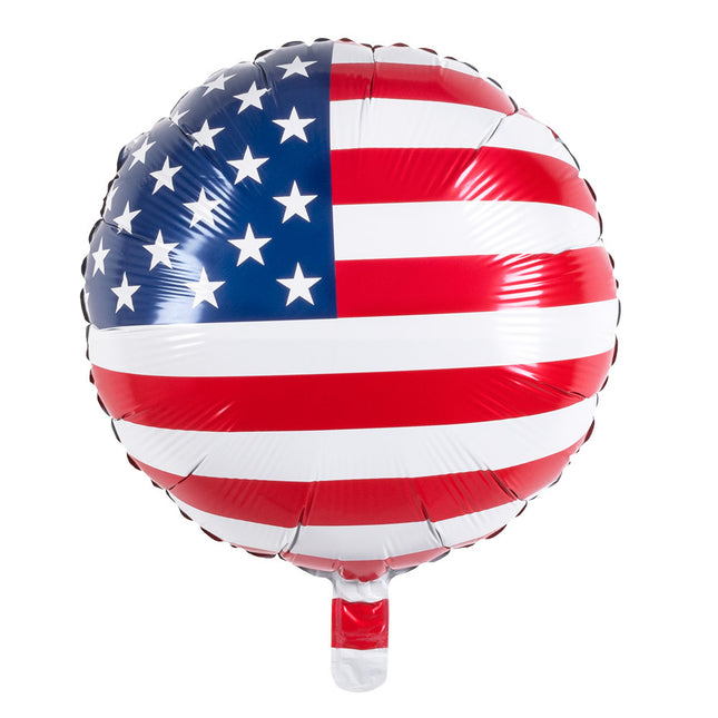 Ballon à hélium Usa double face vide 45cm