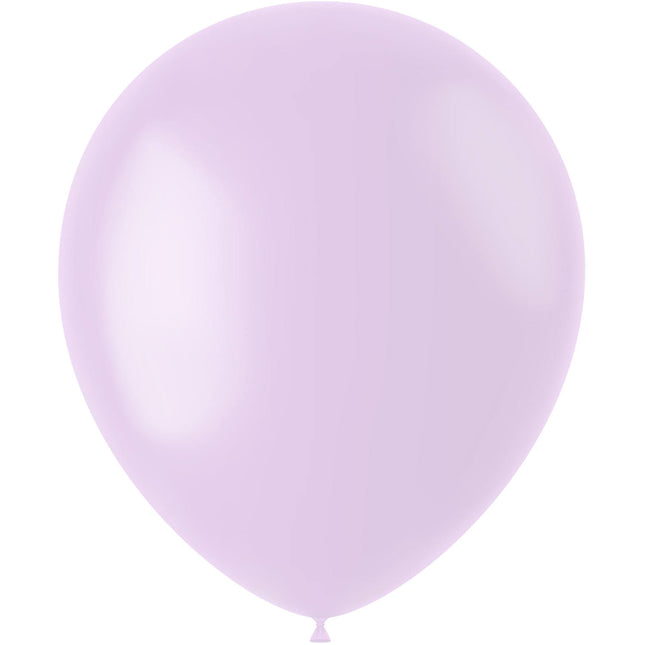 Ballons de baudruche lilas poudre lilas 33cm 50pcs