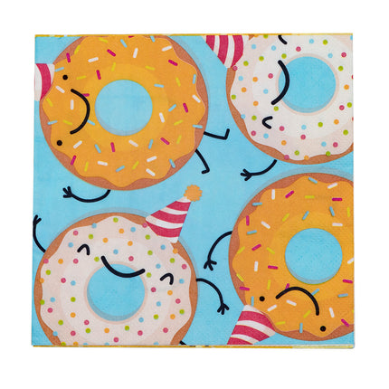 Serviettes de table Papier Donut 33cm