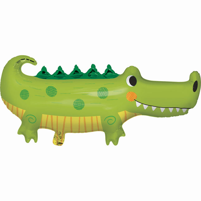 Ballon à hélium Crocodile vide 93cm