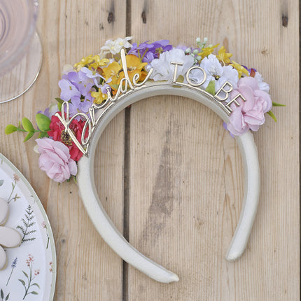 Bride To Be Hairband Flowers