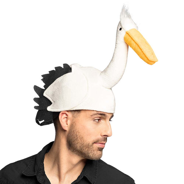 Cigogne à chapeau