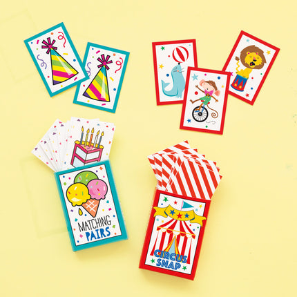 Faveurs de fête Cartes à jouer 12cm 6pcs