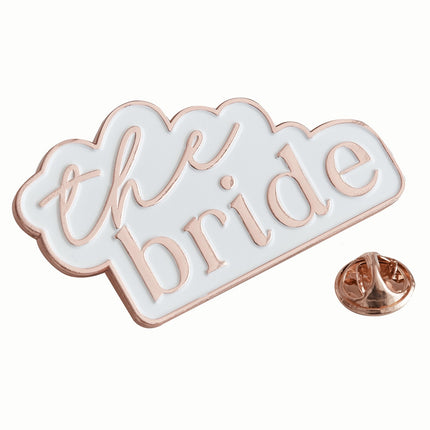 Broche en or La mariée