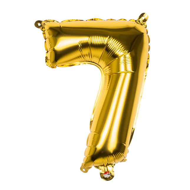 Ballon à figure d'or 7 ans 36cm