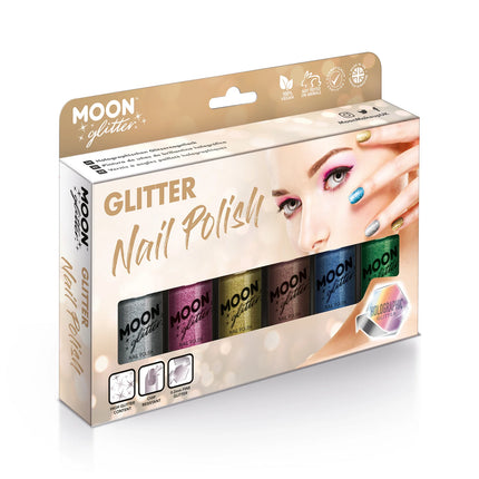 Moon Glitter Vernis à ongles holographique violet 14ml