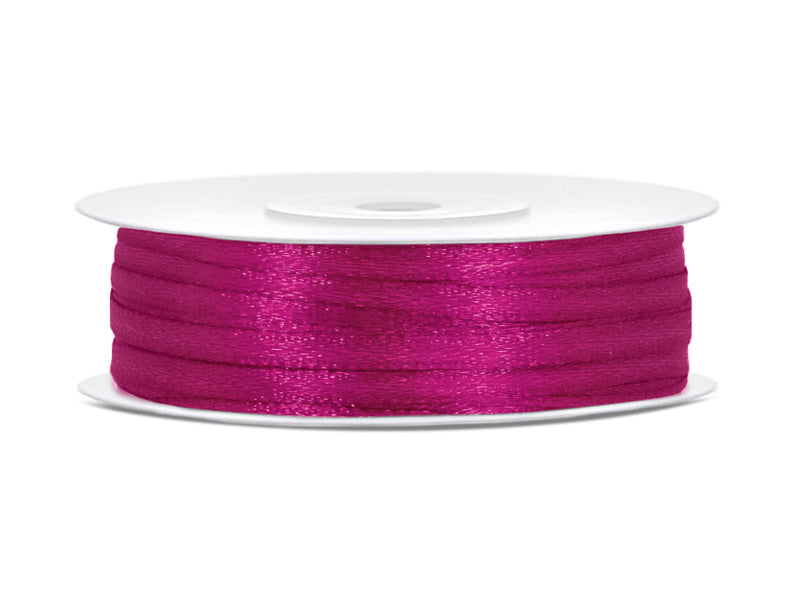 Ruban de satin Fuchsia 3mm 50m