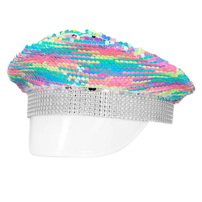 Paillettes pour casquettes arc-en-ciel