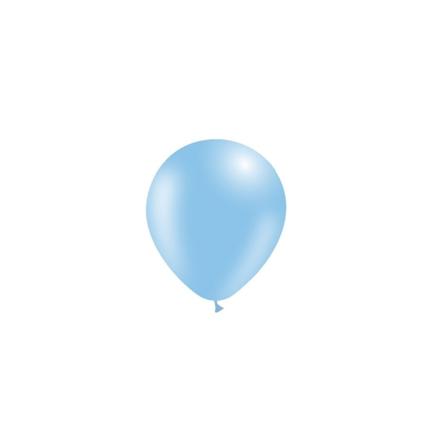 Ballons de baudruche bleu clair 14cm 100pcs