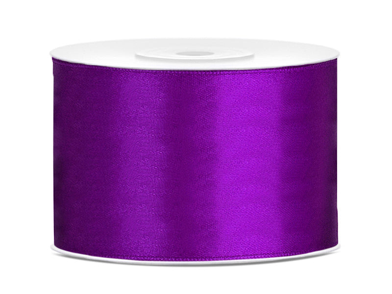 Ruban de satin violet 50 mm 25 m