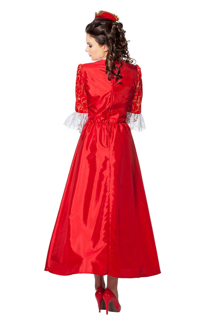 Robe médiévale rouge