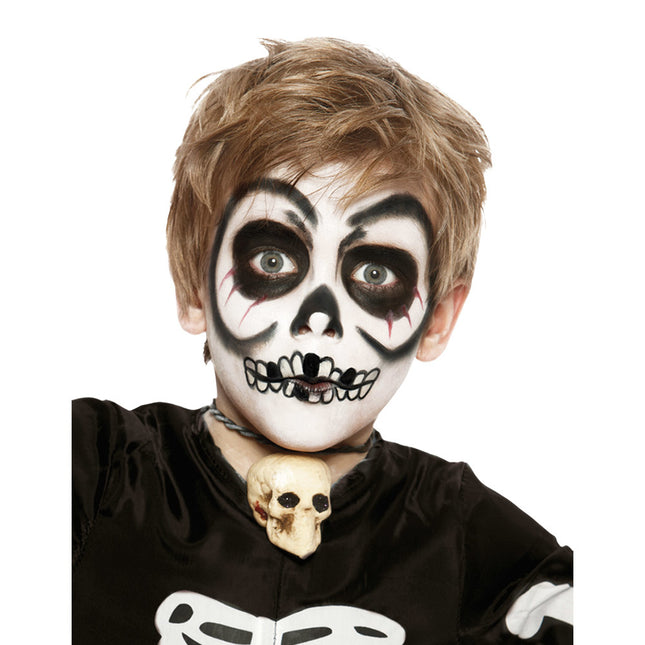 Set de maquillage d'Halloween Tête de mort