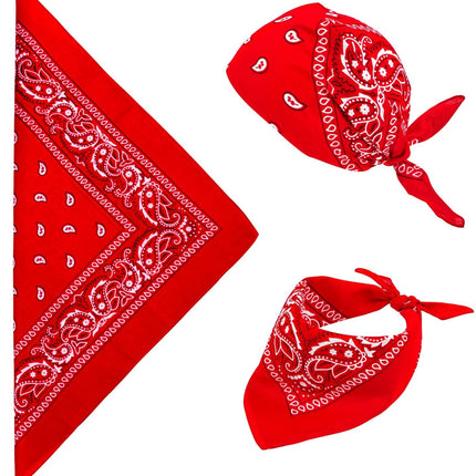 Foulard rouge Bandana