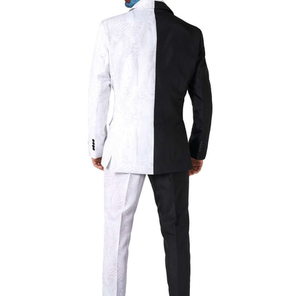 Costume deux faces noir et blanc Hommes Suitmeister