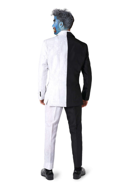 Costume deux faces noir et blanc Hommes Suitmeister