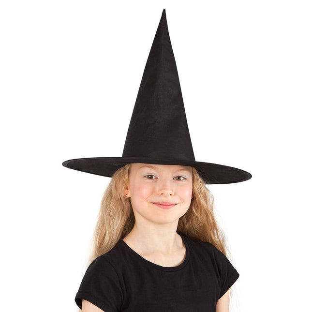 Chapeau de sorcière d'Halloween Noir Enfant