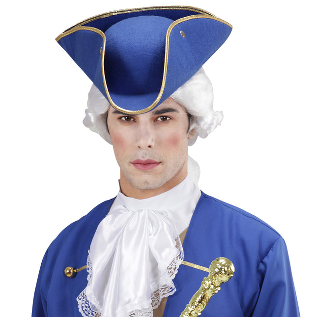 Chapeau de pirate bleu