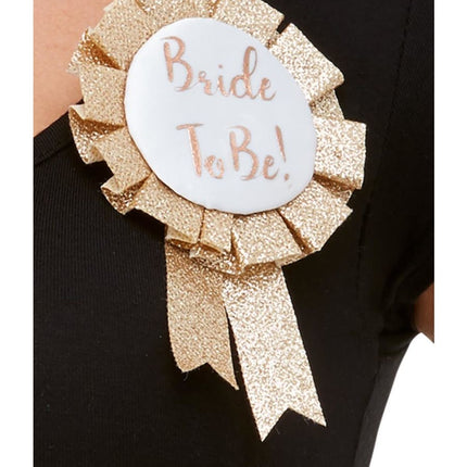 Rosette Bride To Be Rose Gold