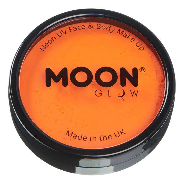 Moon Glow Neon UV Pro Face Paint Intense Orange 36g