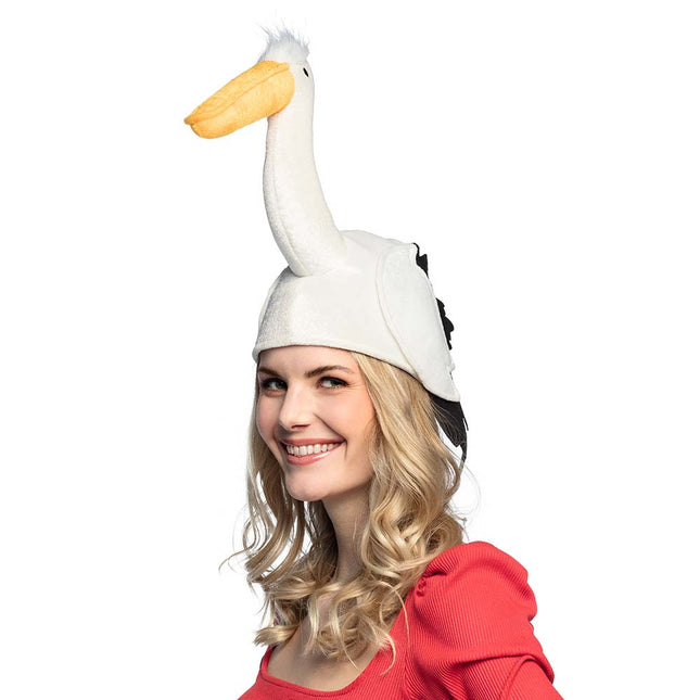 Cigogne à chapeau